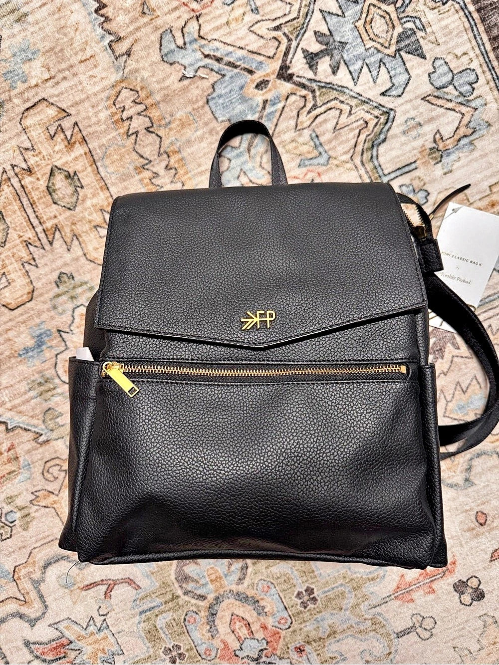 Freshly Picked Mini Classic Bag II Black Backpack NWT
